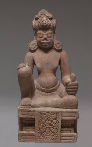 Enthroned gezegen tanrısı, 850-875. by Unbekannt
