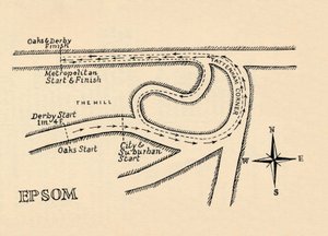 Epsom Yarış Pisti, 1940 by Unbekannt