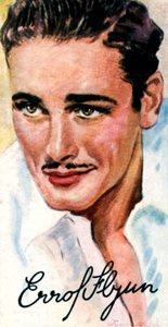 Errol Leslie Thomson Flynn, 1909-1959, Avustralyalı sinema oyuncusu, 20. yüzyıl by Unbekannt