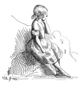 Kraliçe Victoria tarafından gravür, 1840, 1900 by Unbekannt