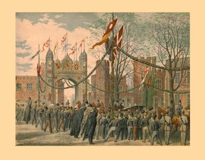 Eton Okulu ve Erkek Kemeri, 1863. by Unbekannt