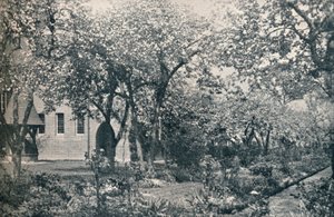 Başlangıçta William Morris tarafından ortaya konan meyve bahçesi örneği, c1900 by Unbekannt