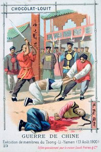 Tsong-Li-Yamen üyelerinin infazı, Çin, Boxer İsyanı, 13 Ağustos 1900 by Unbekannt