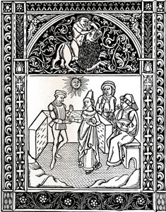 Fable VIII: Bir Hırsızla Evli Kadın. Ezops Masalları, 1485, 1917 by Unbekannt