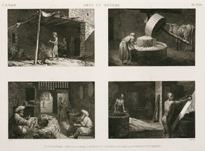 İmalat, Diğer Çeşitli yazlık endüstrileri, Mısır, c 1798 by Unbekannt