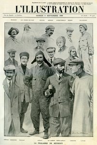 Ünlü havacılar, LIllustration kapağı, 4 Eylül 1909 by Unbekannt