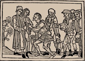 Çiftçiler, vergilerini toprak sahiplerine teslim ederken, 1479. by Unbekannt