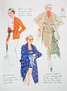 Moda illüstrasyonu, 1935 by Unbekannt