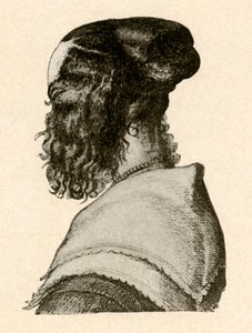 Modaya uygun kuaför stili, Charles I ve II saltanatları, c1620-1680, 1937. by Unbekannt