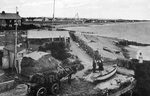 Felpham Plajı, Bognor Regis yakınlarında, Batı Sussex, 20. yüzyılın başlarında by Unbekannt