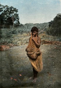 Çocuğunu Taşıyan Avustralyalı Kadın, Çocuğunu Taşıyan Avustralyalı Kadın, 1900. by Unbekannt
