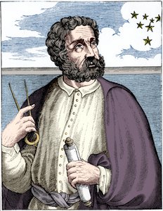 Ferdinand Magellan c1480-c1521, Portekizli denizci. by Unbekannt