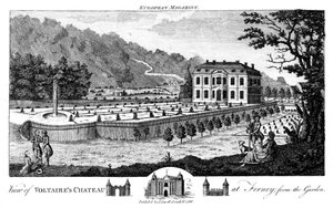 Cenevre yakınlarındaki Ferney, İsviçre, 1786 by Unbekannt