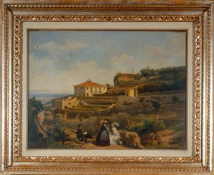 Fiesole, Villa Medici / Gem. 1869 by Unbekannt