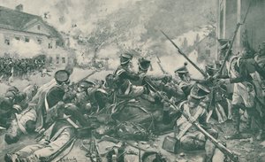Essling Sokaklarında Kavga, 1809, 1896. by Unbekannt