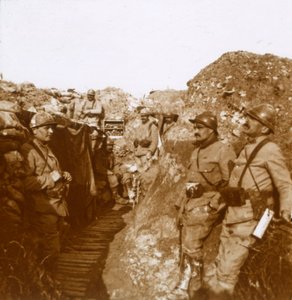 Savaşan birlik, Ville-sur-Tourbe, kuzey Fransa, c1914-c1918 by Unbekannt