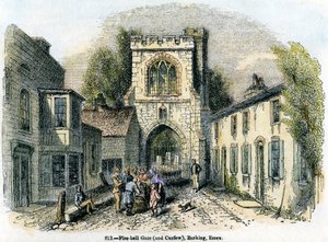 Yangın çanı Kapısı ve sokağa çıkma yasağı, Barking, Essex, 1845 by Unbekannt