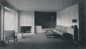 Şömine köşesi, Richard J. Neutra, 1942 by Unbekannt