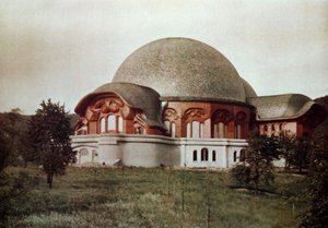 İlk Goetheanum, önden güney görünümü, Dornach, İsviçre, 1922 by Unbekannt