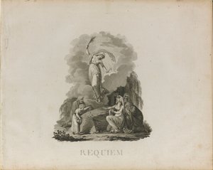 Requiem in Re minör kitabının ilk baskısı, K. 626, Wolfgang Amadeus Mozart, c. 1800. by Unbekannt