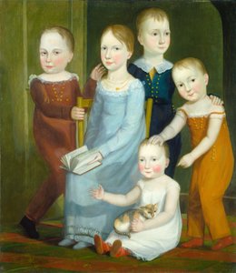 Budd Ailesinin Beş Çocuğu, c. 1818. by Unbekannt