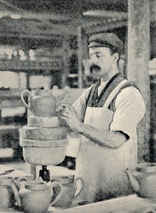 Demliği Çaydanlığa Sabitleme, c1917 by Unbekannt