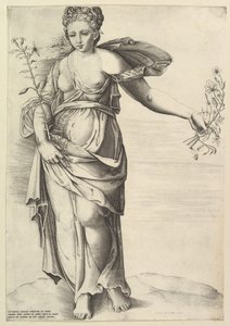 Flora, yaklaşık 1560-70. by Unbekannt