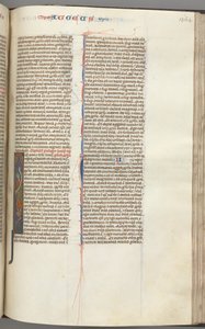 fol. 364r, Haggai, tarihlendirilmiş ilk I, Haggai, bir melez üzerinde duran bir parşömen, c. 1275-1300. by Unbekannt