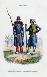 Yabancı lejyoner ve yerli keskin nişancı, Cezayir