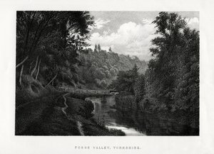Forge Vadisi, Yorkshire, 1896 by Unbekannt