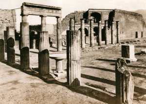 Üçgen forum, Pompeii, İtalya, c1900s by Unbekannt