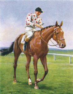 Foxbrough II, Jokey: P. Beasley, 1939 by Unbekannt