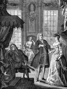 Galler Frederick Prensi ve Saxe-Gotha Prensesi Augusta, 1736 by Unbekannt