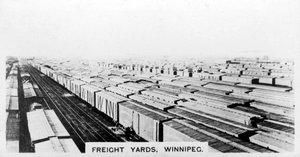 Yük alanları, Winnipeg, Manitoba, Kanada, c1920s by Unbekannt