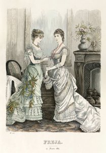Freja- resimli İskandinav moda dergisi 1881, resim no. 6 by Unbekannt