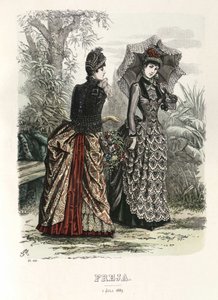 Freja- resimli İskandinav moda dergisi 1885, resim no. 13 by Unbekannt