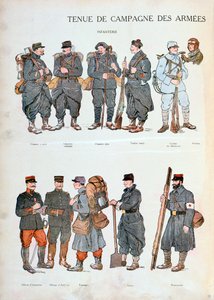 Fransız ordusu üniformaları, Birinci Dünya Savaşı, 1914 by Unbekannt