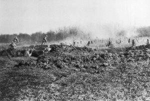 Somme ve Oise nehri arasındaki Fransız karşı saldırısı, Picardy, Fransa, 1918 by Unbekannt