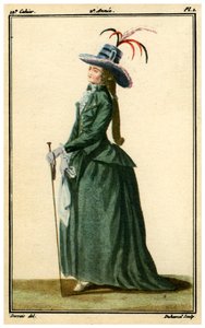 18. yüzyıldan Fransız modası, 1786-1789 1938 by Unbekannt
