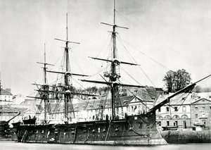 Fransız savaş gemisi, lOcean, 1868 by Unbekannt
