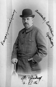 Friedrich Fyodor Fiedler, Rus şiirinin çevirmeni, c1906 by Unbekannt