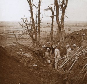Cephe hattı, Les Éparges, kuzey Fransa, c1914-c1918. by Unbekannt