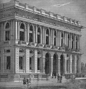 Ordu ve Donanma Kulübü Cephesi, Westminster, Londra, c1870 1878 by Unbekannt