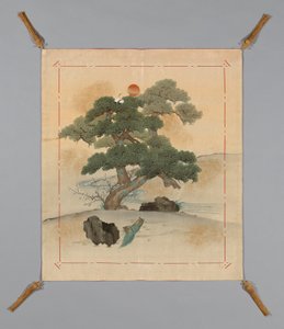 Fukusa Gift Powder Ver, Japonya, Air ry Meiji Perio d 1868-1912, 186883. by Unbekannt
