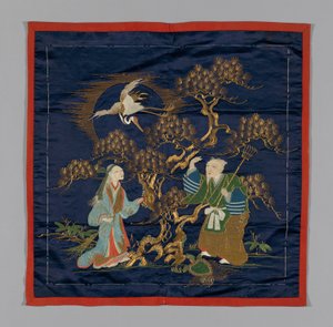 Fukusa Hediye Kılıfı, Japonya, geç Edo dönemi 1789-1868 Meiji dönemi 1868-1912, 19. yüzyıl sonu. by Unbekannt