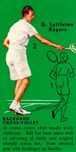 G. Lyttleton Rogers - Backhand Çapraz Voleybolu, c1935. by Unbekannt