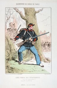 Bölümlerin Gezici Muhafızları, Paris Kuşatması, 1870-1871 by Unbekannt