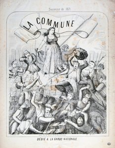 Ulusal Muhafızlar, Paris Komünü, 1871. by Unbekannt