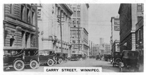 Garry Street, Winnipeg, Manitoba, Kanada, c1920s by Unbekannt