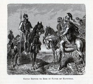 Galyalılar Hannibal Lehine Yükselmeyi Reddetti, 1882 by Unbekannt